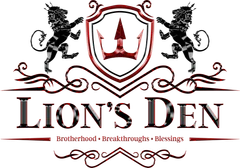 Lion's Den crest and wordmark